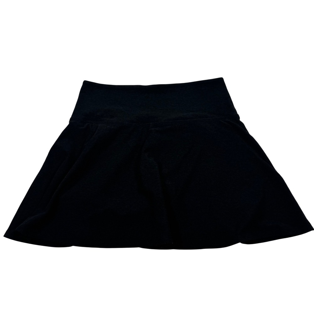 Beyond Yoga Spacedye High Waisted Skort Skirt Black Small Made in USA